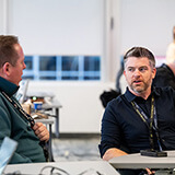 Chad Breslin (Sun Life) discusses challenges within the fraud ecosystem with a law enforcement partner.